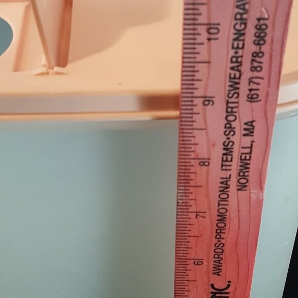 Vintage Tupperware Plastic Modular Mates 1614 Pink Pour All Flip Top 9.75 Cups - Picture 3 of 7